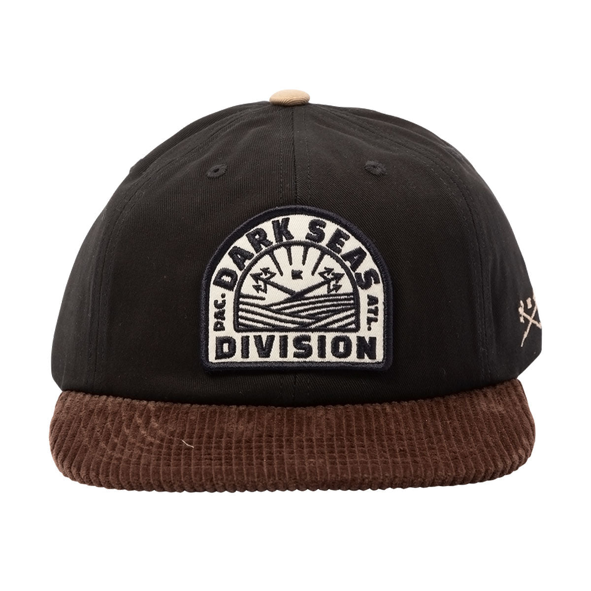 Dark Seas Oberon Hat - Black/Brown image 3