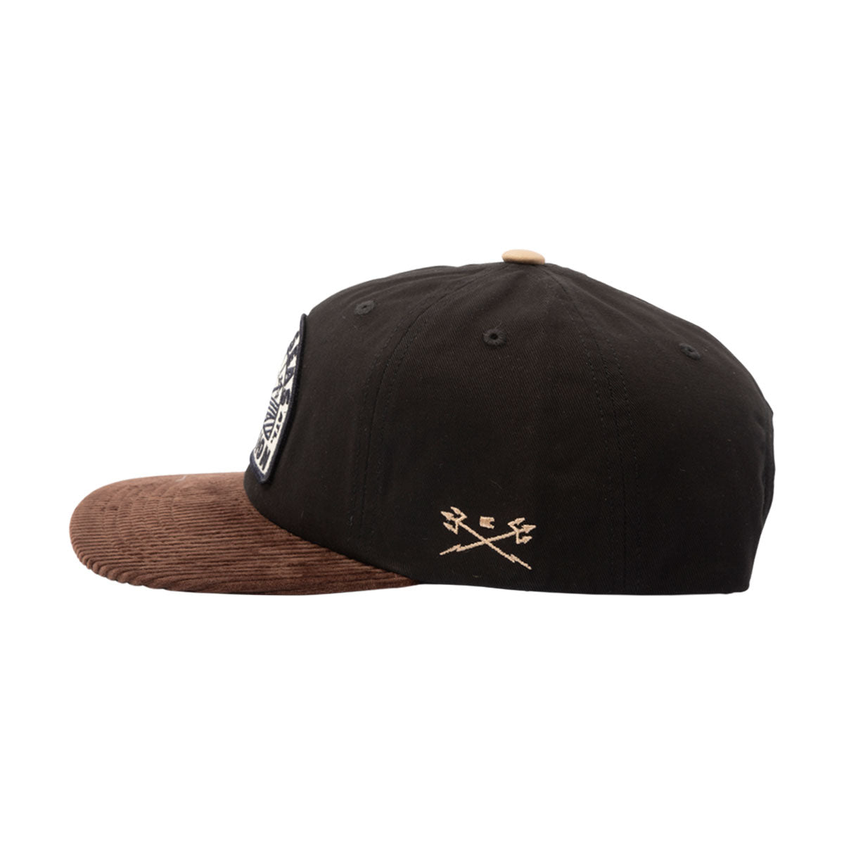 Dark Seas Oberon Hat - Black/Brown image 4