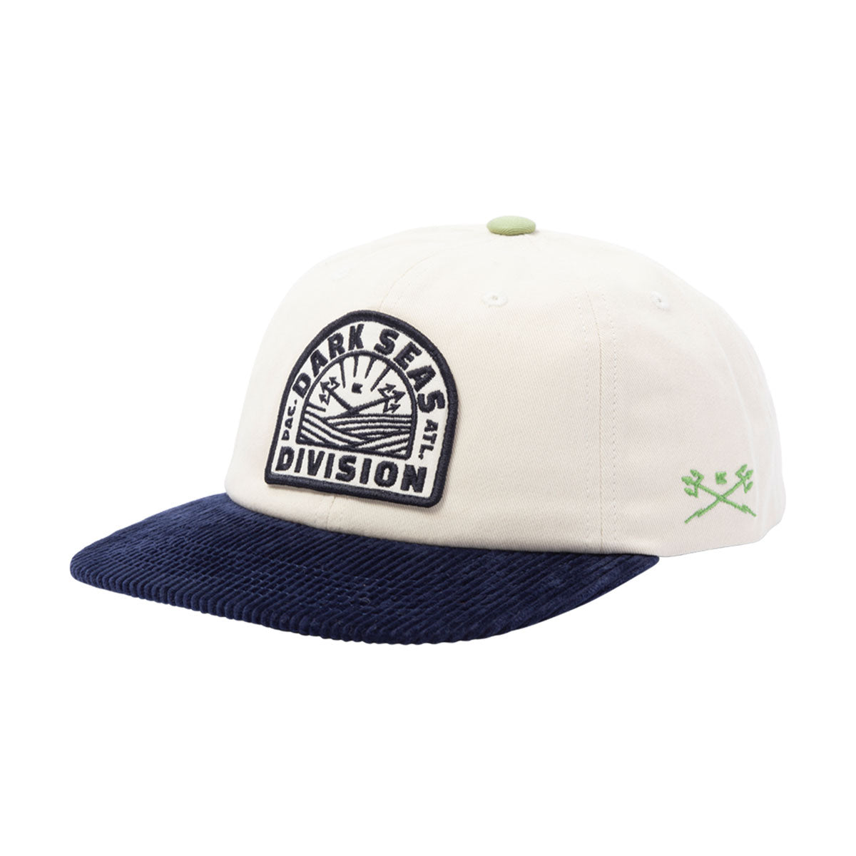 Dark Seas Oberon Hat - White/Navy image 1