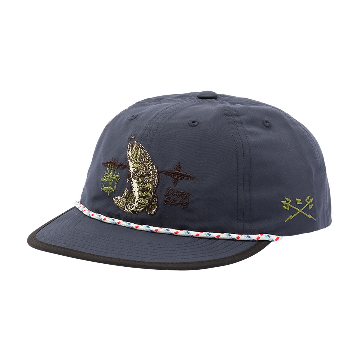 Dark Seas Striper Hat - Navy image 1