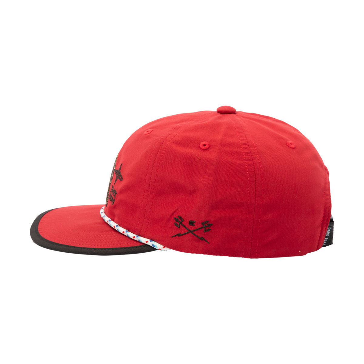 Dark Seas Striper Hat - Red image 3
