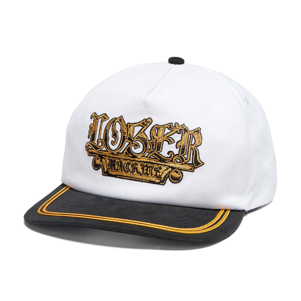Loser Machine Plaque Hat - White/Black image 1