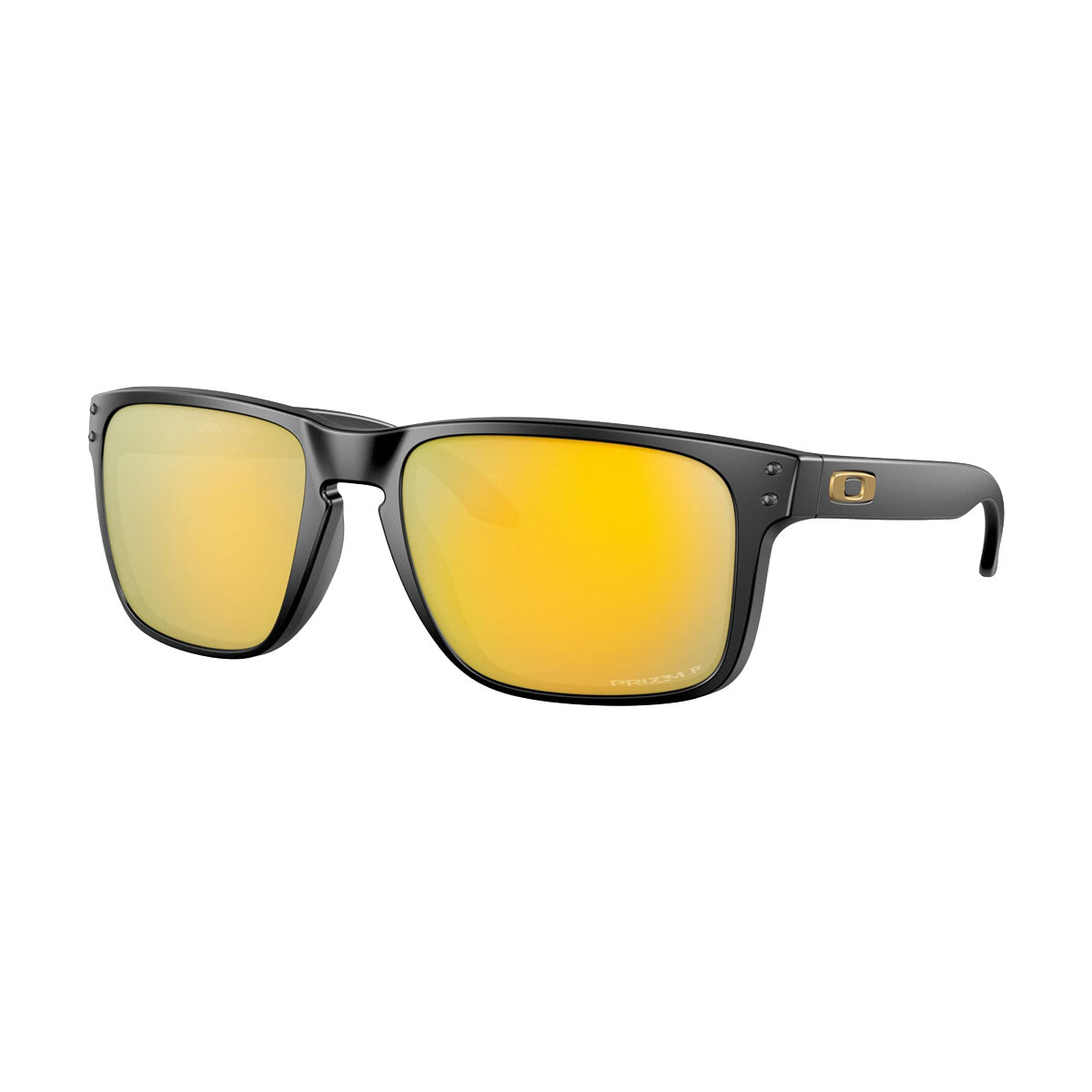 Oakley Holbrook XL Sunglasses - Matte Black/PRIZM 24k Polarized