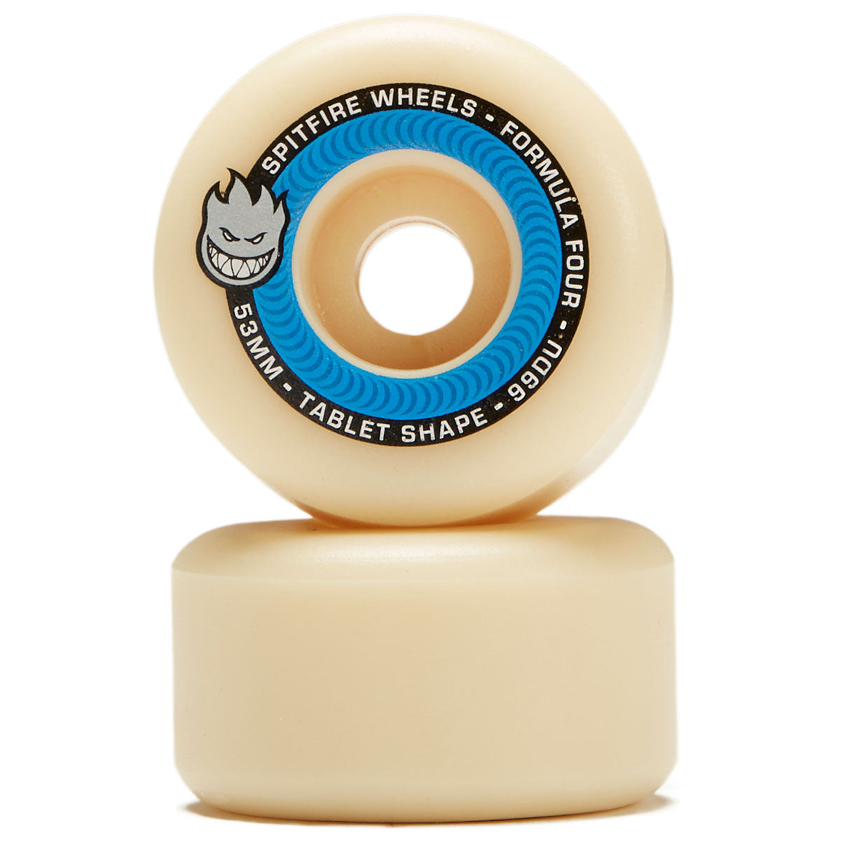 Spitfire F4 99 Tablet Skateboard Wheels - Natural - 53mm image 2