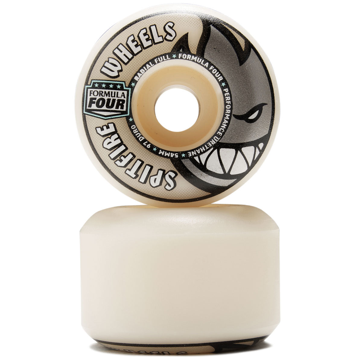 Spitfire F4 97 Radial Full Skateboard Wheels - Natural - 54mm image 2