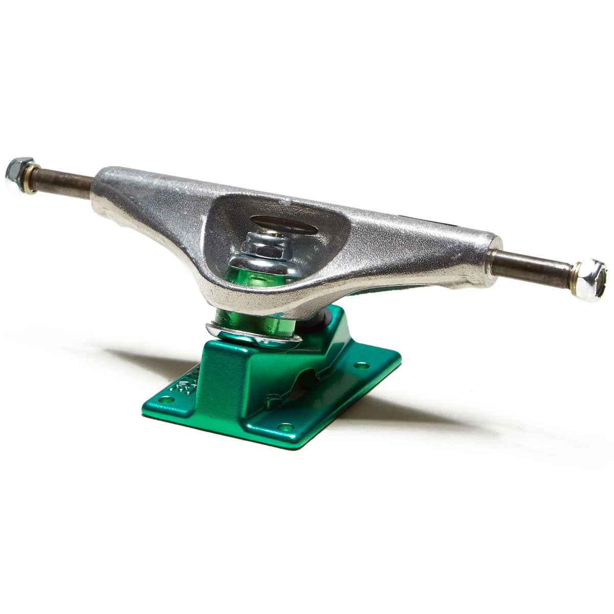 Venture O.G. V-lights Hi Skateboard Trucks - Polished/Green - 5.2