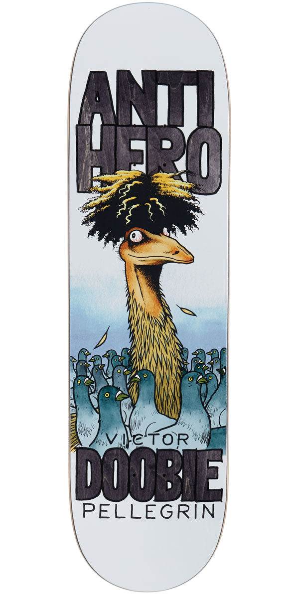 Anti-Hero Doobie Debut Pro Skateboard Deck - White - 8.75