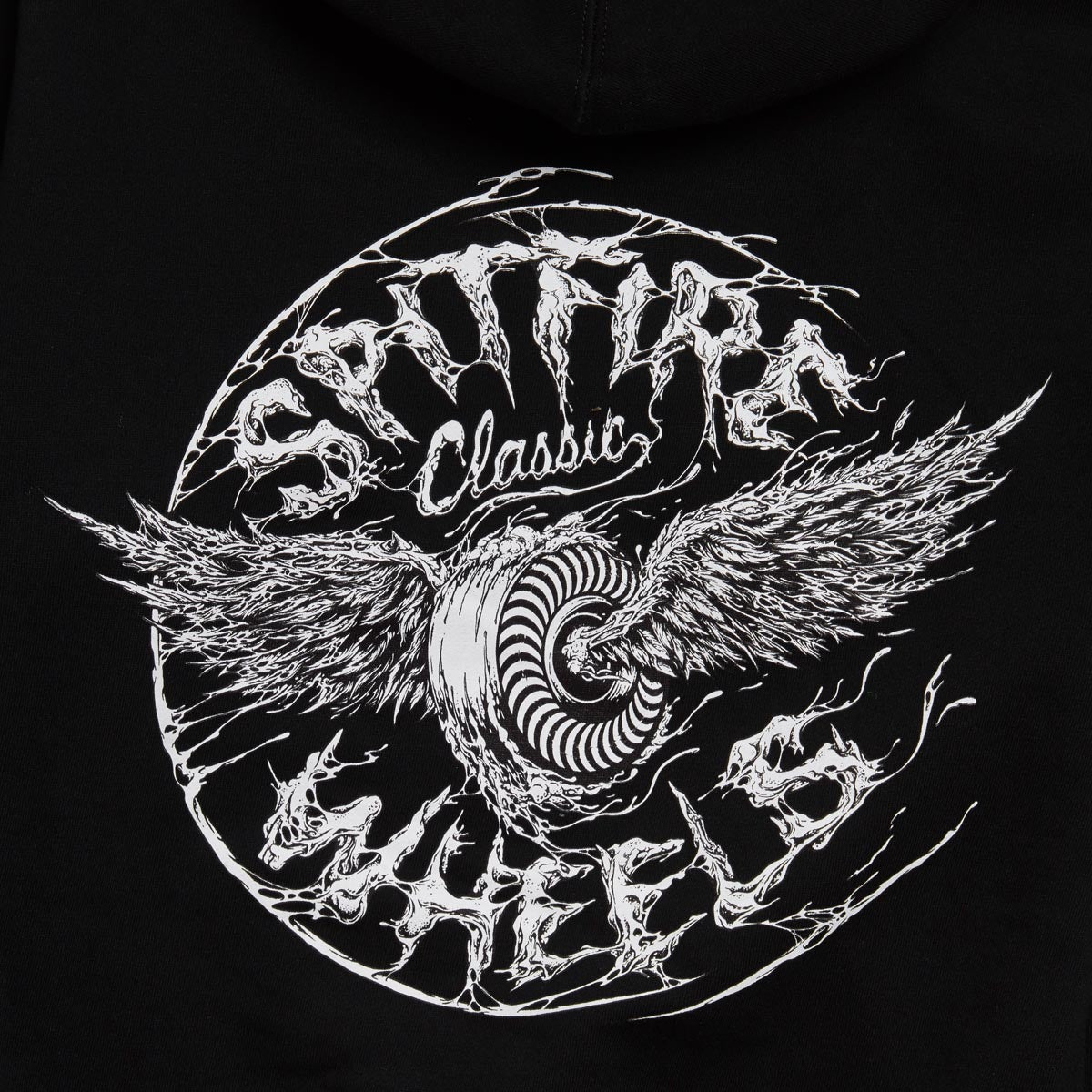 Spitfire Decay Flying Classic Hoodie - Black image 4