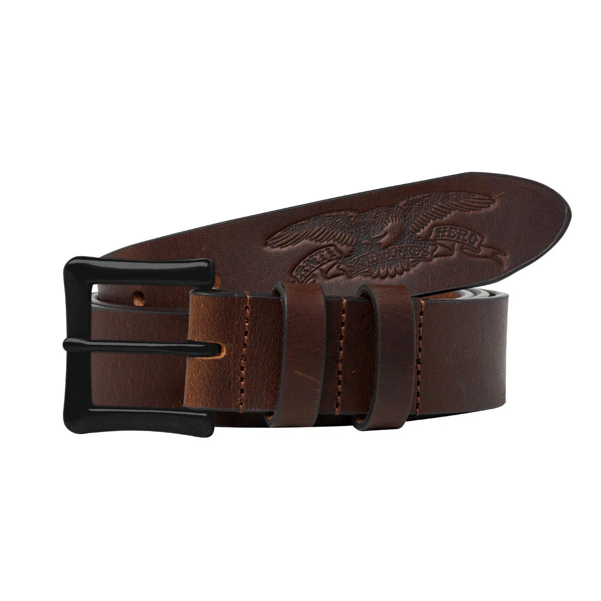 Anti-Hero Basic Eagle Belt - Brown/Black image 1