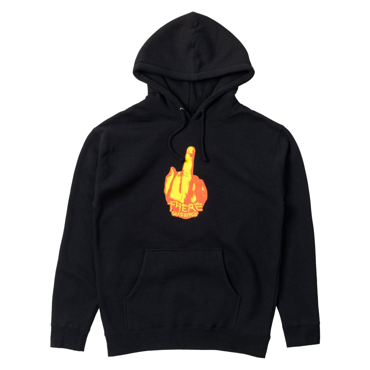 There Up Yours Hoodie - Black/Red/Yellow image 1