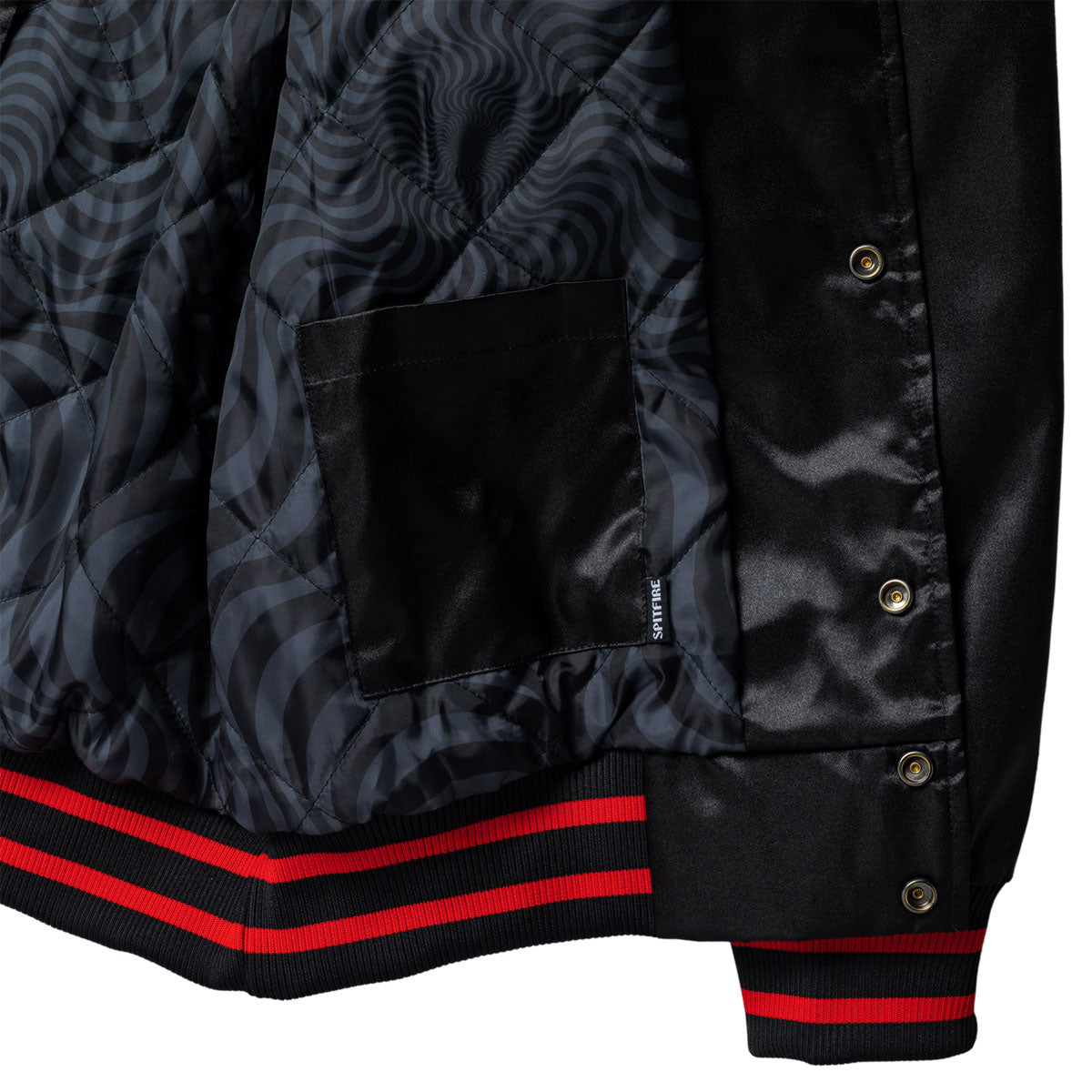 Spitfire Spitball Jacket - Black/Red image 3