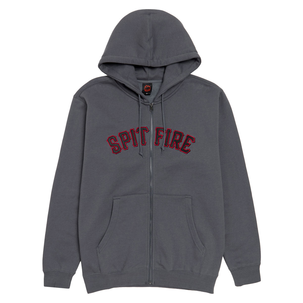 Spitfire Spitball Zip Up Hoodie - Charcoal image 1