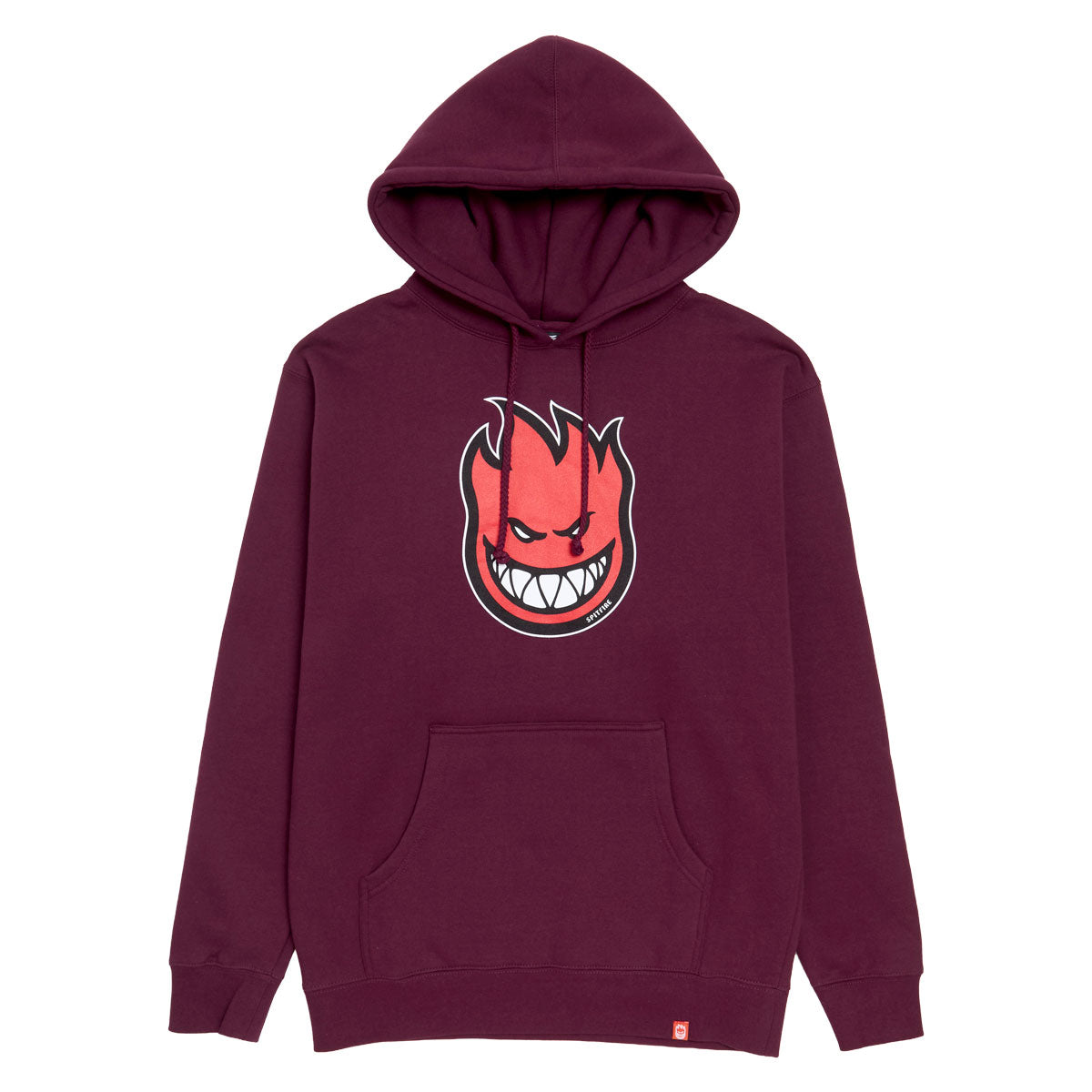 Spitfire Bighead Fill Hoodie - Maroon/Red/Black/White image 1