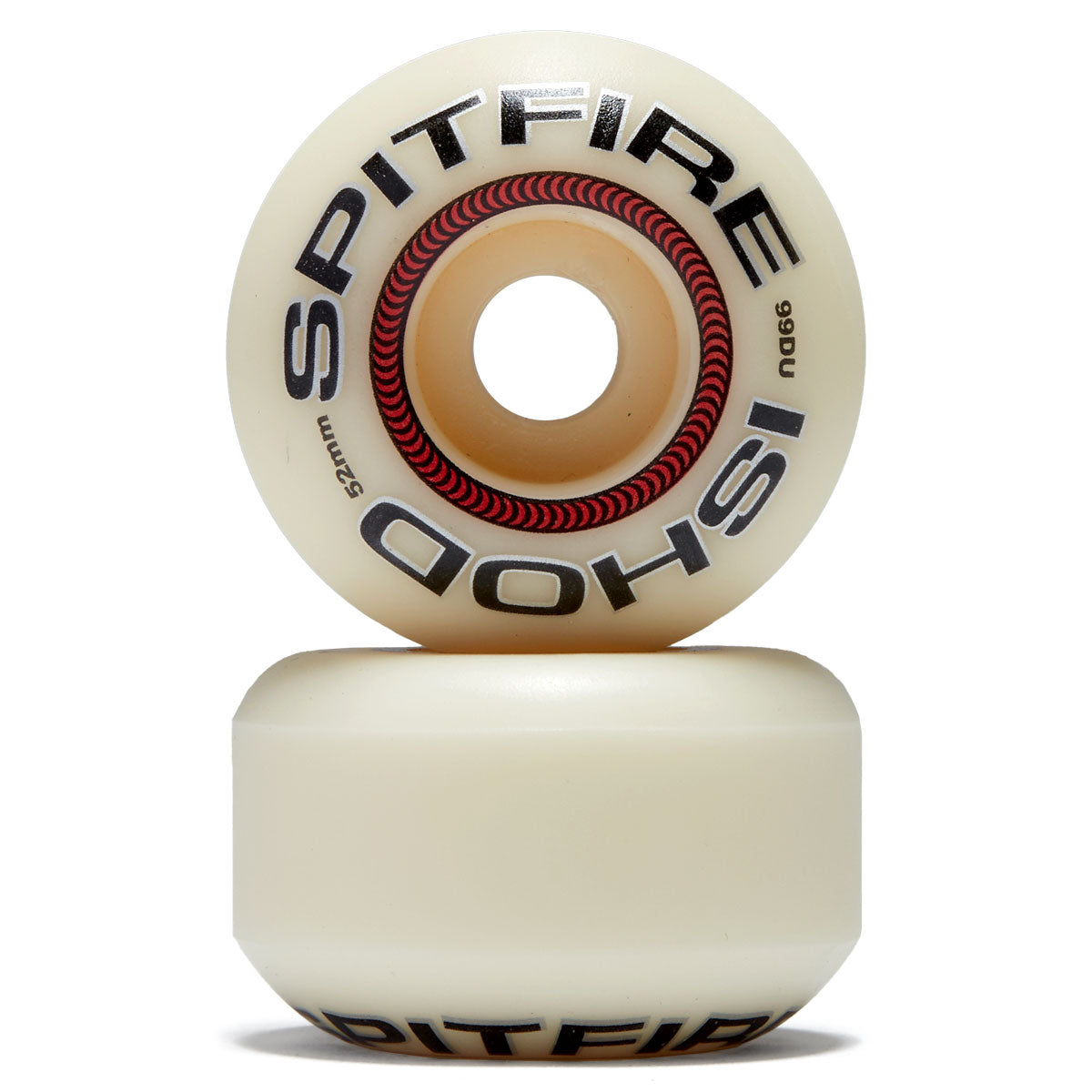Spitfire F4 99d Lock-in Classic Ishod Skateboard Wheels - Natural - 52mm image 2