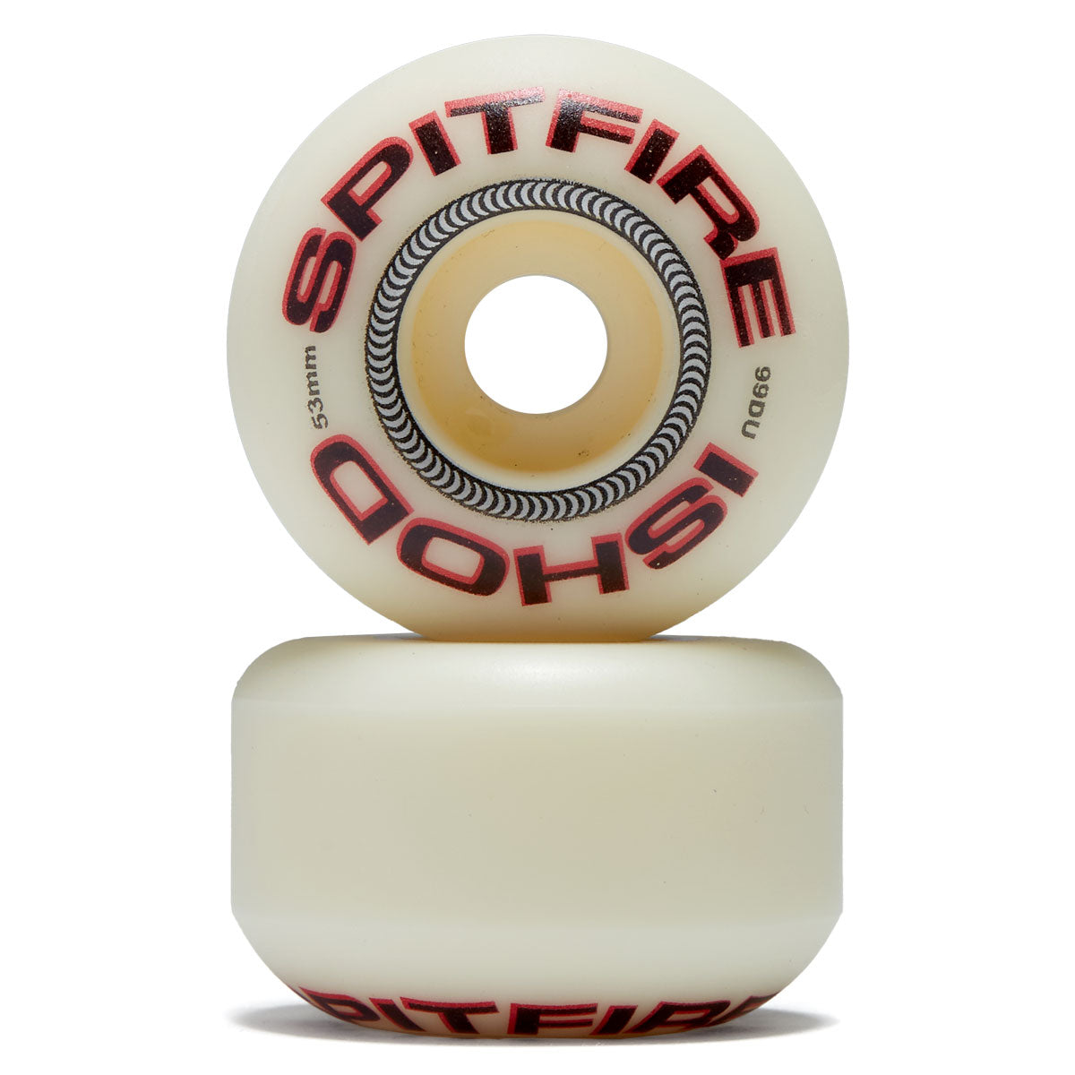 Spitfire F4 99d Lock-in Classic Ishod Skateboard Wheels - Natural - 53mm image 2