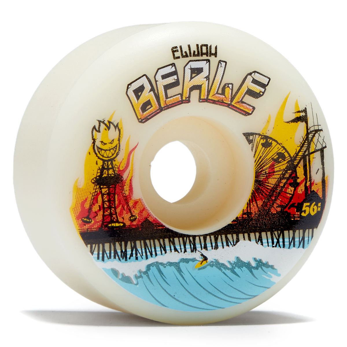 Spitfire F4 99d OG Classic Elijah Berle Heatwave Skateboard Wheels - Natural - 56mm image 1