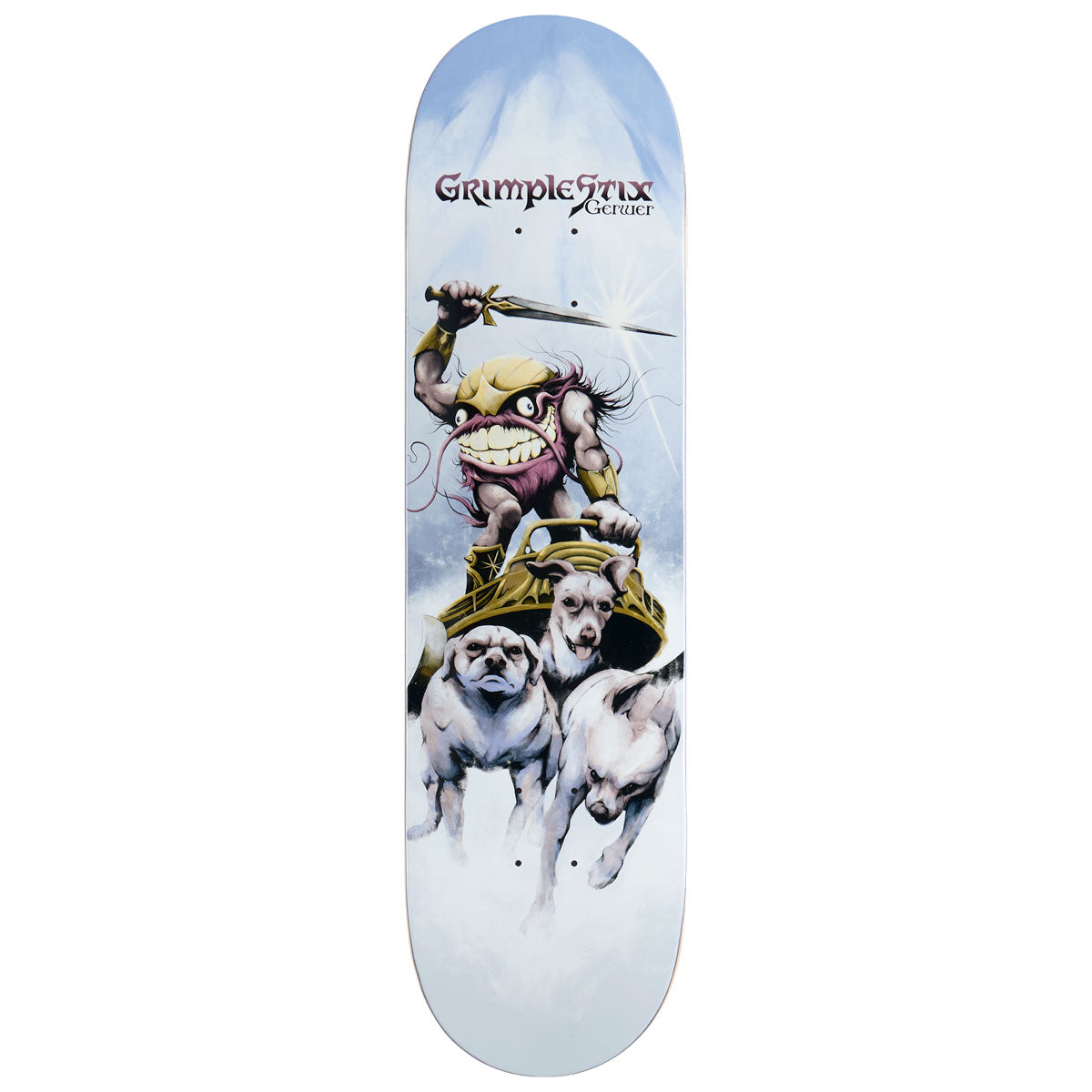 Anti-Hero Grimplestix Barbarians Gerwer Skateboard Deck - 8.28