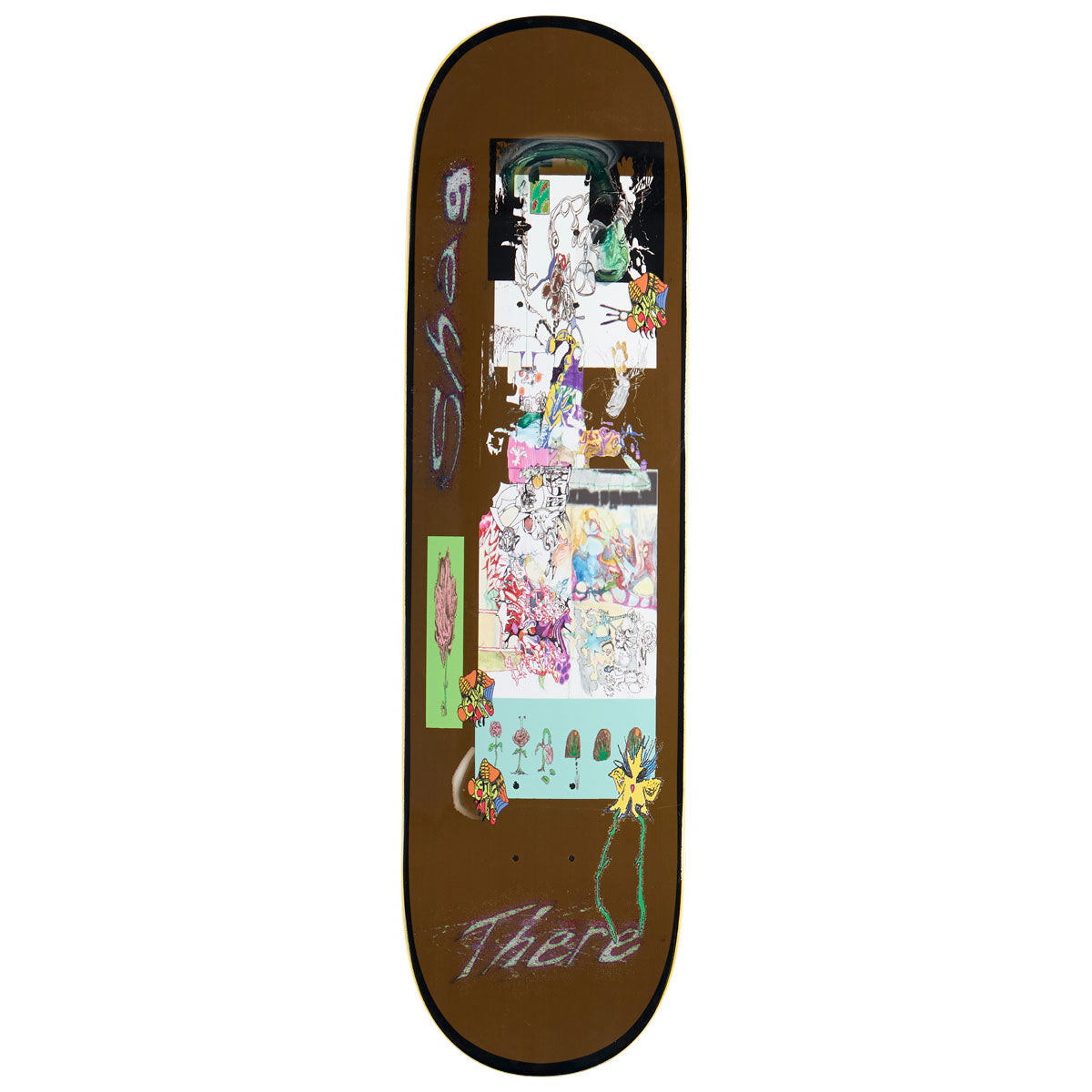 There Shag Sir Chaos Garden TF Skateboard Deck - Brown - 8.25