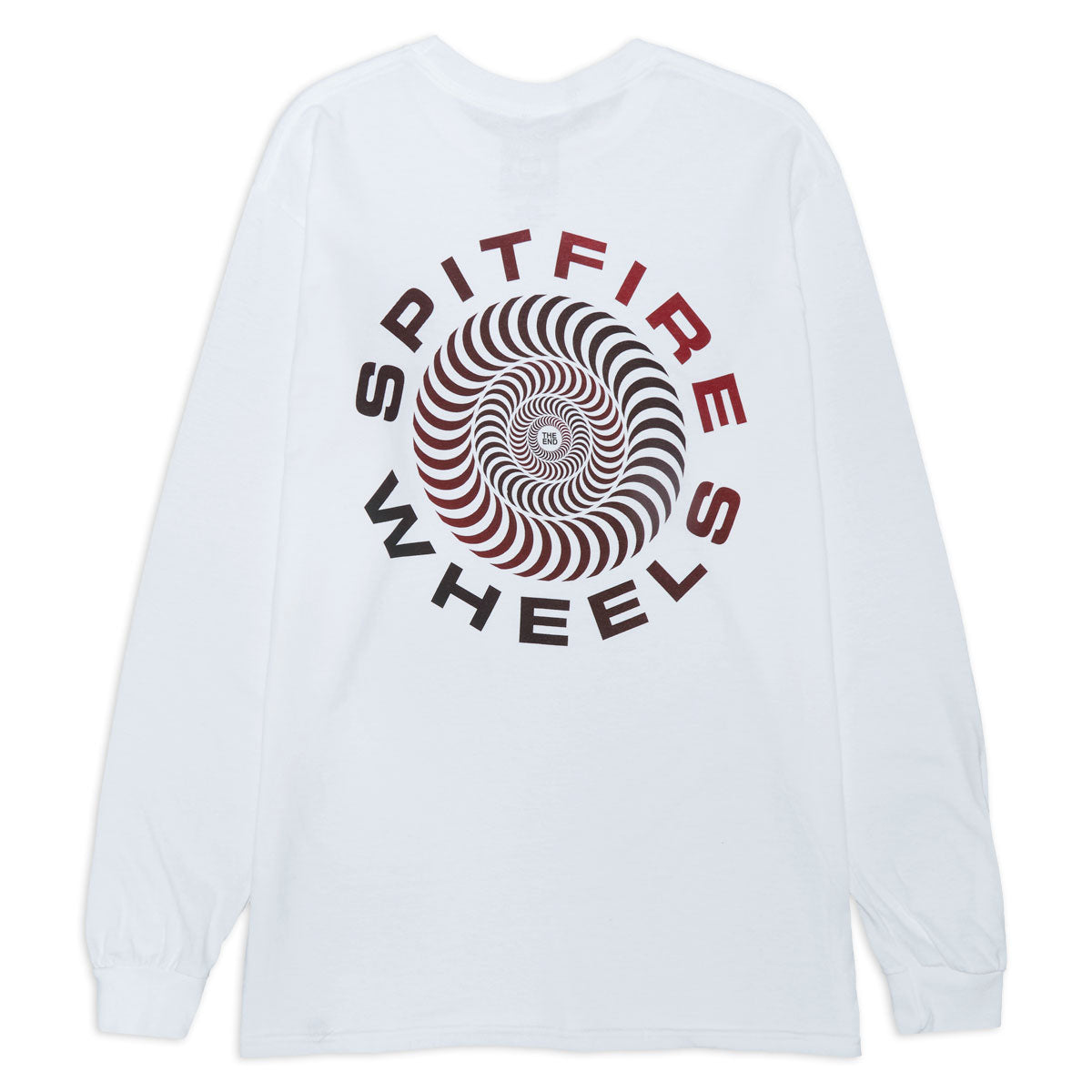 Spitfire Classic '87 Swirl Fade Fill Long Sleeve T-Shirt - White/Red/Black image 1