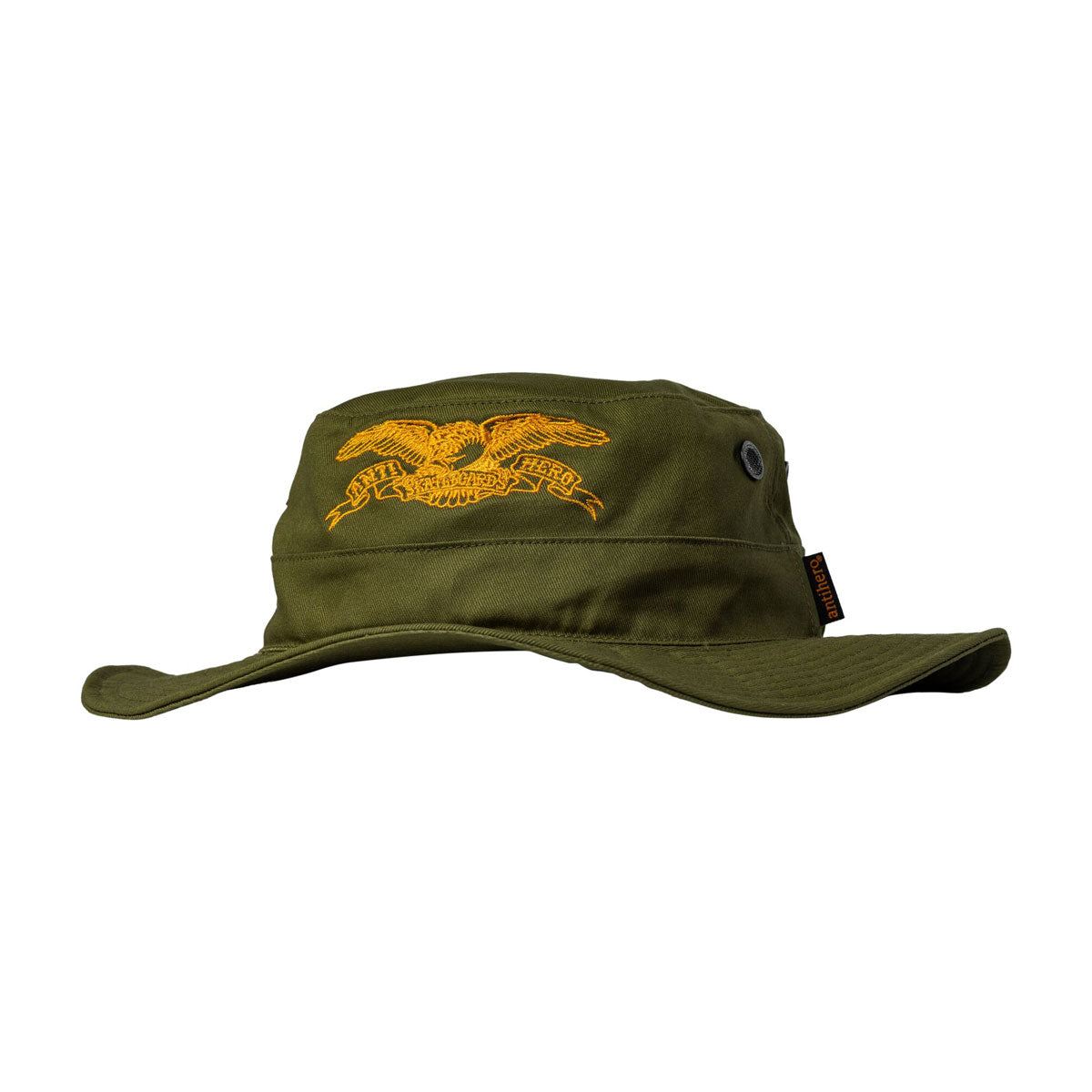 Anti-Hero Basic Eagle Boonie Hat - Olive/Orange image 1