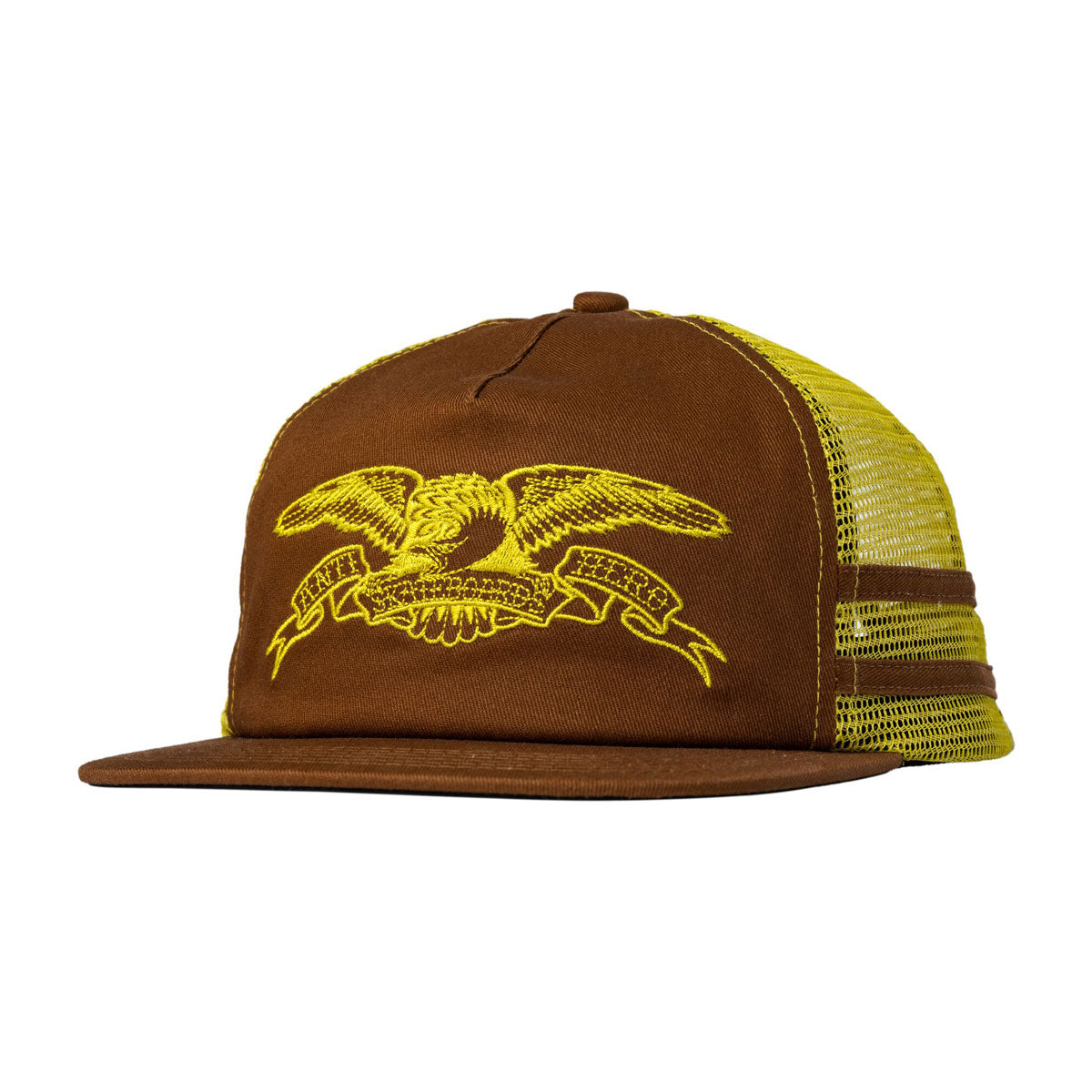 Anti-Hero Basic Eagle Hat - Brown/Mustard image 1