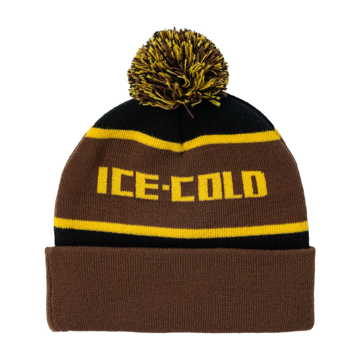 Anti-Hero Ice Cold Beanie - Black/Brown/Gold image 2