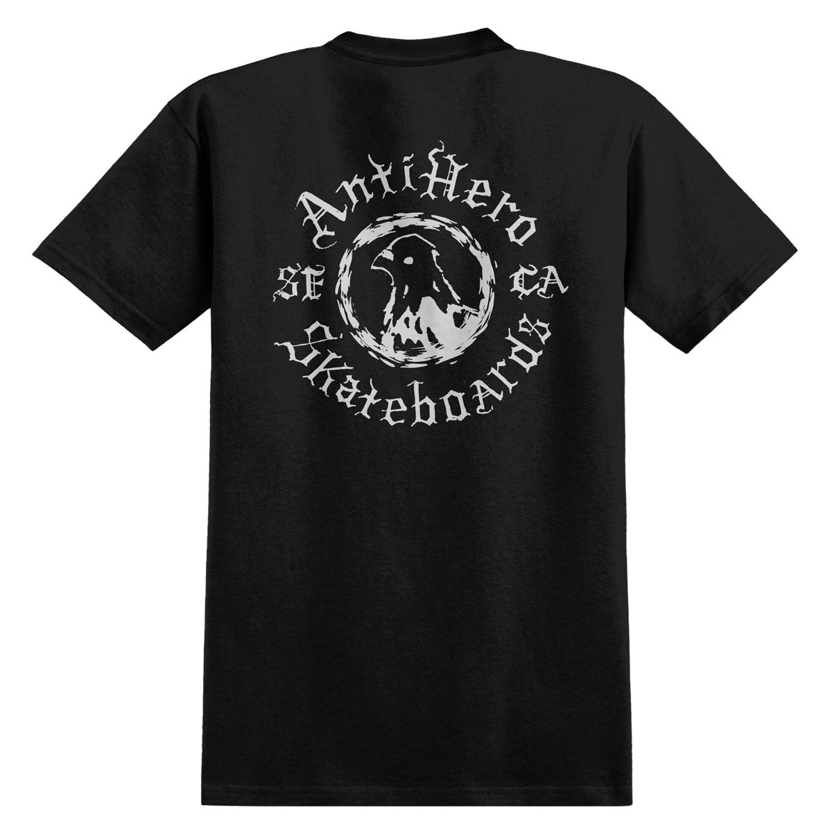 Anti-Hero Pigeon Motion Pocket T-Shirt - Black/White image 1