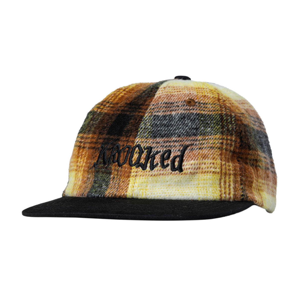 Krooked Double Ok Script Hat - Flannel/Black image 1