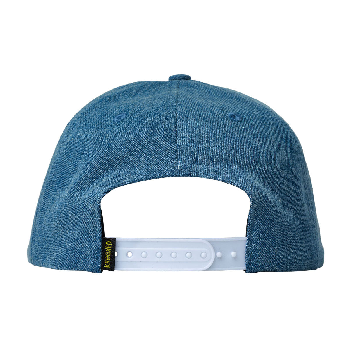 Krooked Eyes Hat - Washed Denim/Yellow image 2