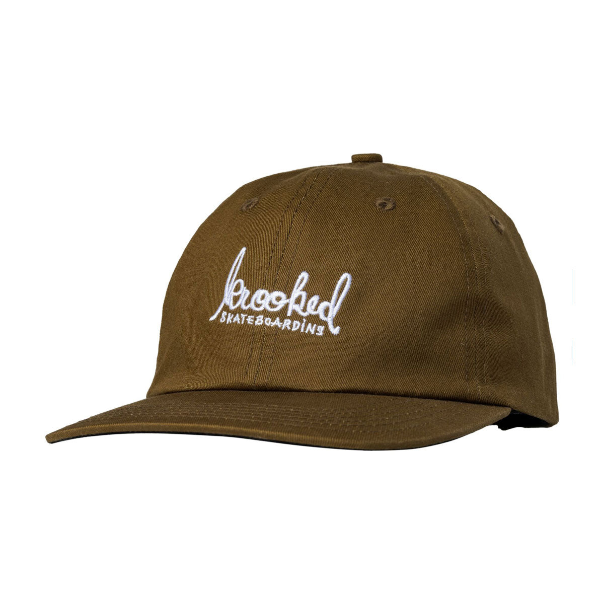 Krooked Skript Hat - Brown/White image 1