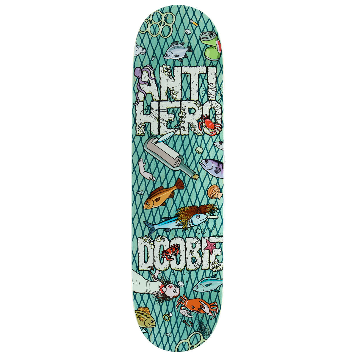 Anti-Hero Doobie Catch Of The Day Skateboard Deck - Blue - 8.50