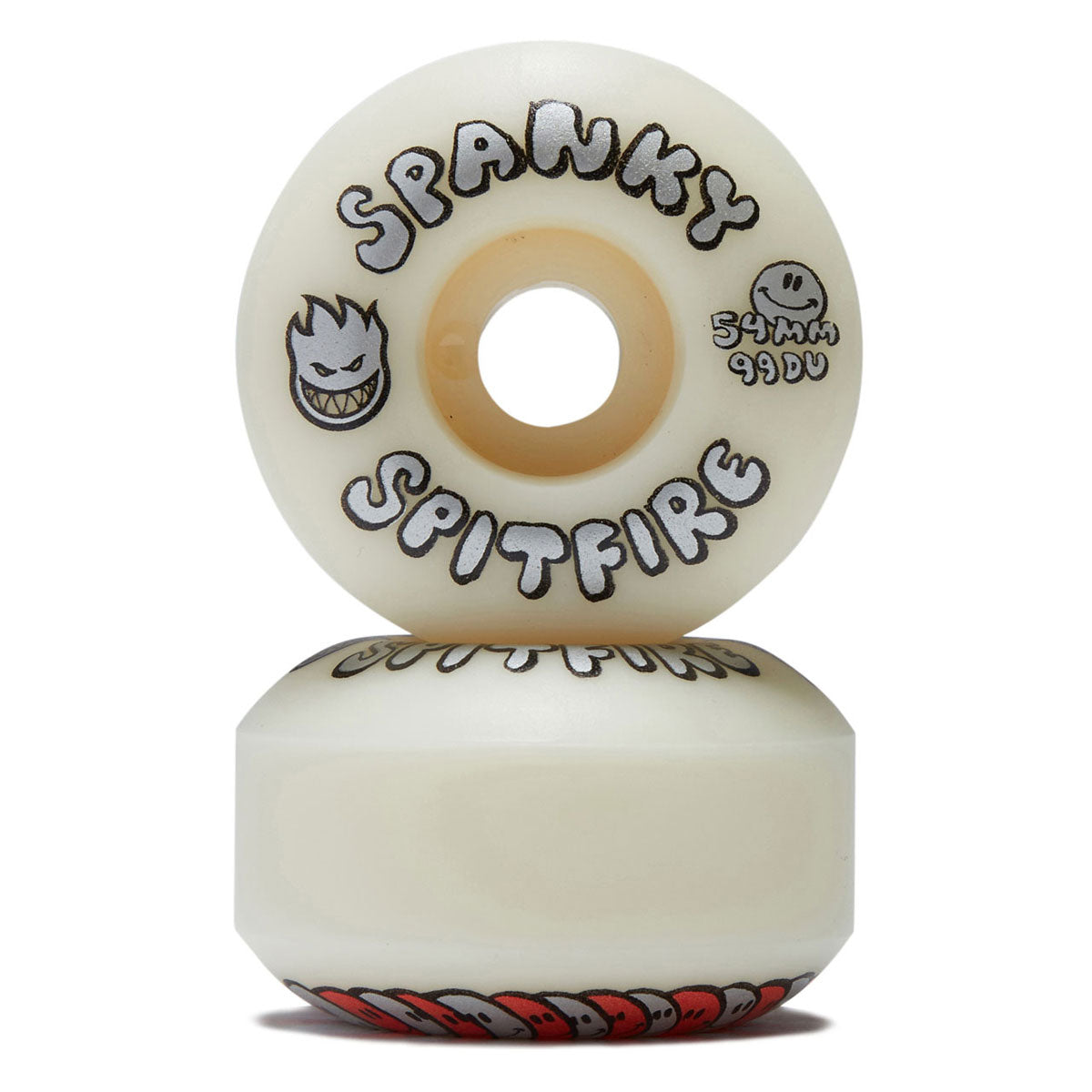 Spitfire F4 99d Classic Spanky Happy Skateboard Wheels - Natural - 54mm image 2