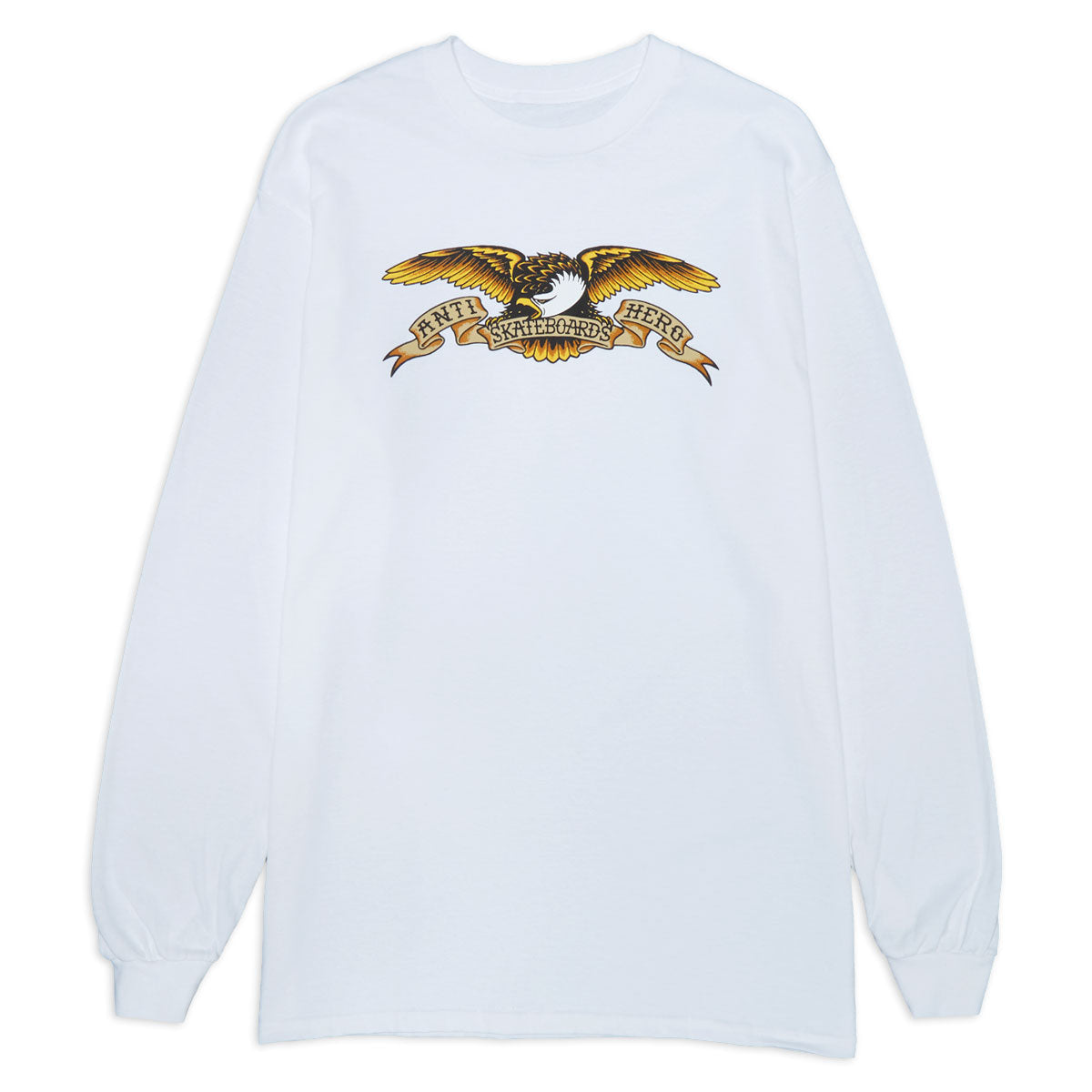 Anti-Hero Eagle Long Sleeve T-Shirt - White/Black Multi image 1