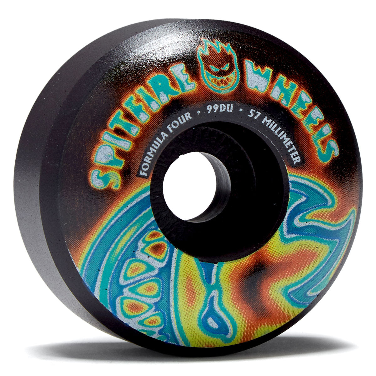 Spitfire F4 99 Radiocative Bighead Skateboard Wheels - Black - 57mm image 1