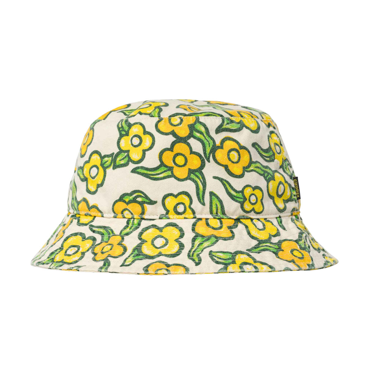 Krooked Flowers Bucket Hat - Natural image 1