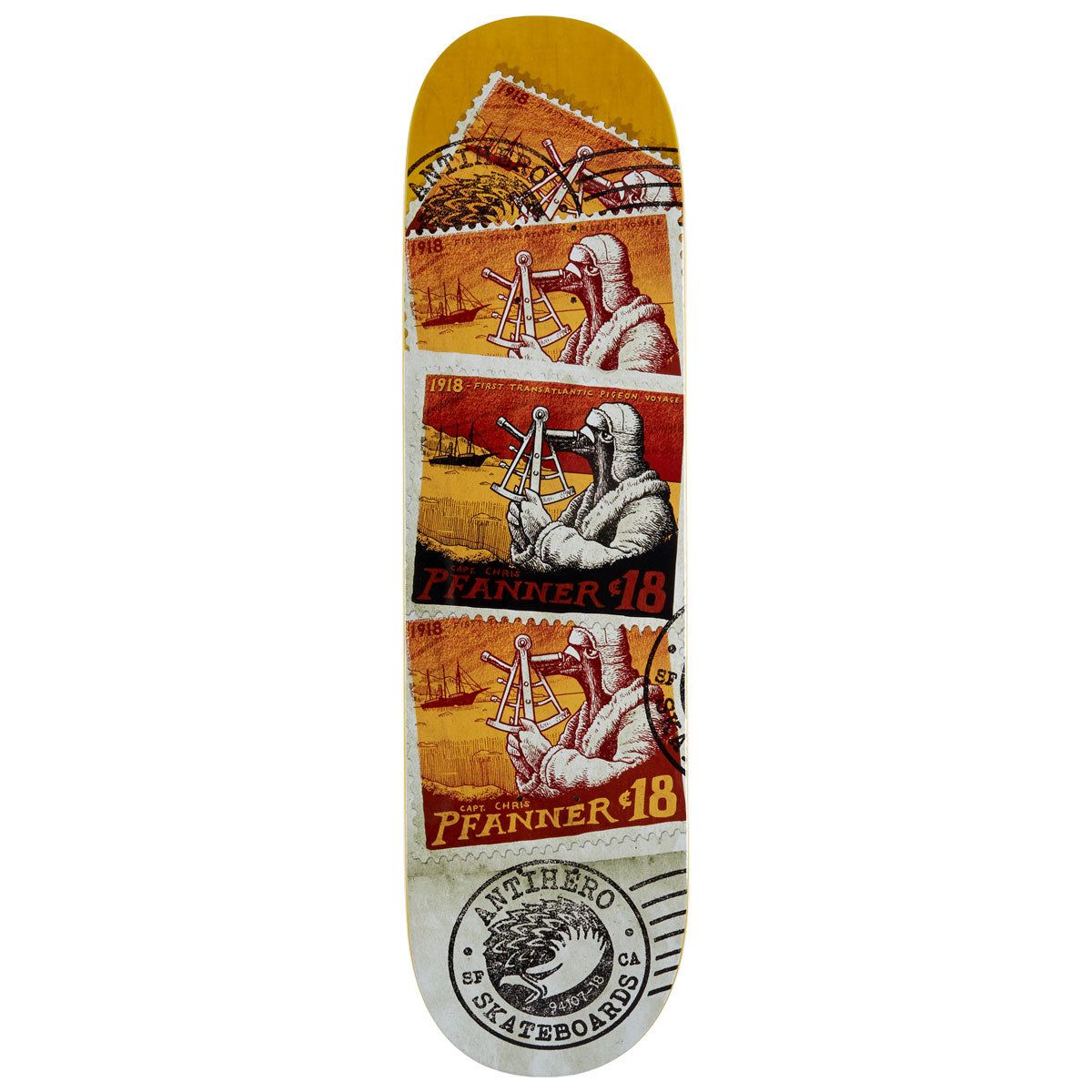 Anti-Hero Pfanner Postal Skateboard Deck - 8.25