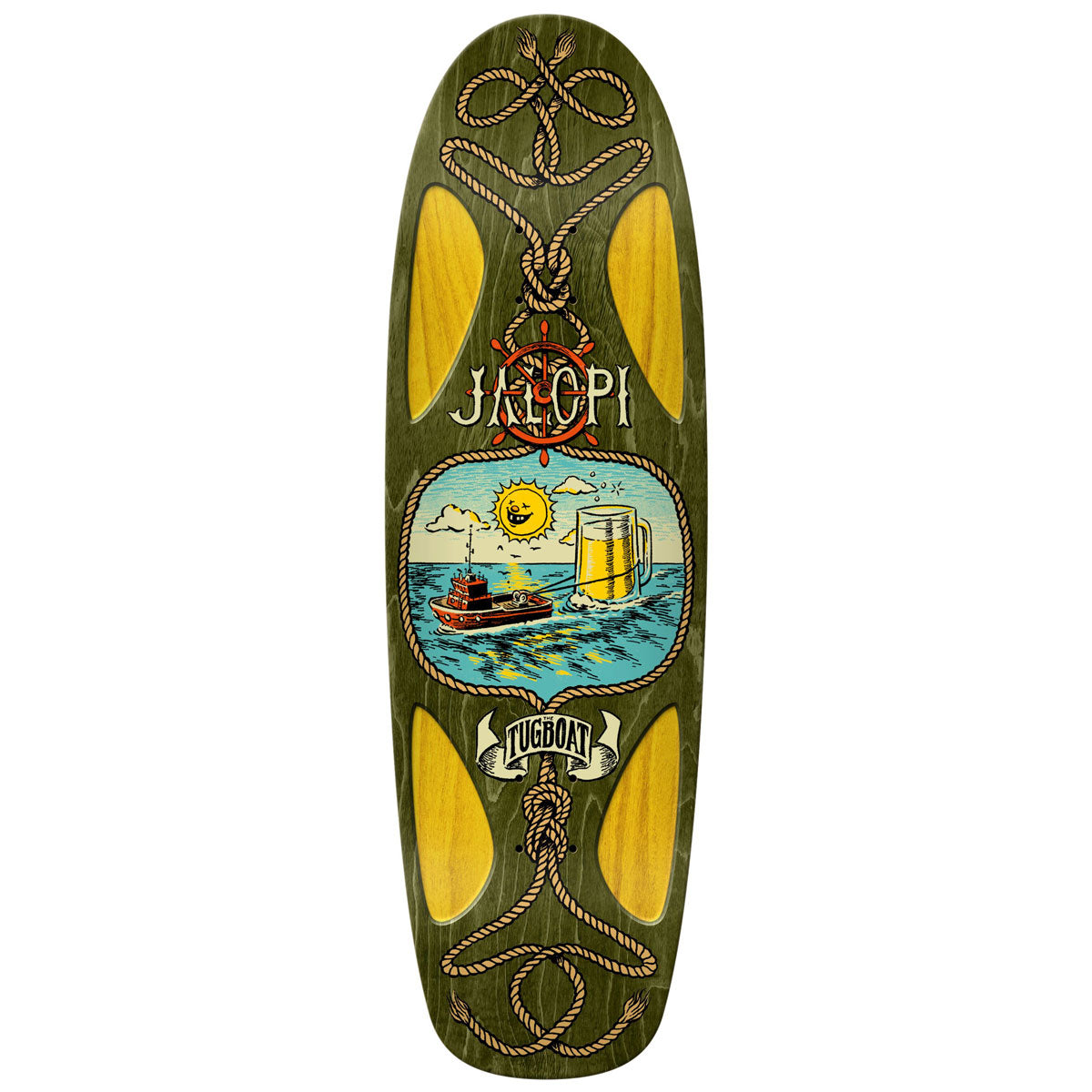 Anti-Hero Jalopi Tugboat Skateboard Deck - 9.80
