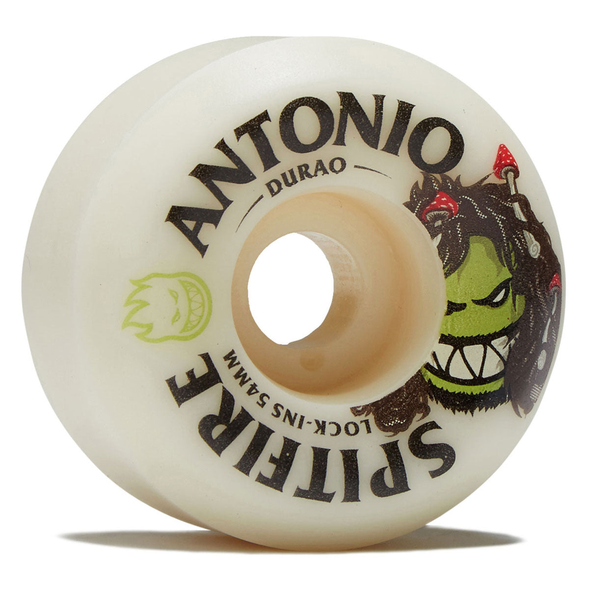 Spitfire F4 99d Antonio Durao Burn Squad Lock-ins Skateboard Wheels - Natural - 54mm image 1