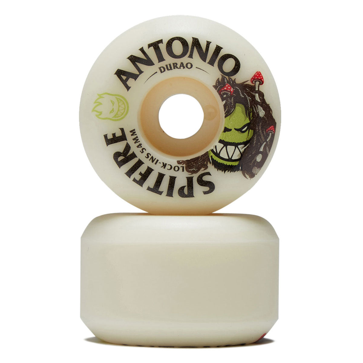 Spitfire F4 99d Antonio Durao Burn Squad Lock-ins Skateboard Wheels - Natural - 54mm image 2