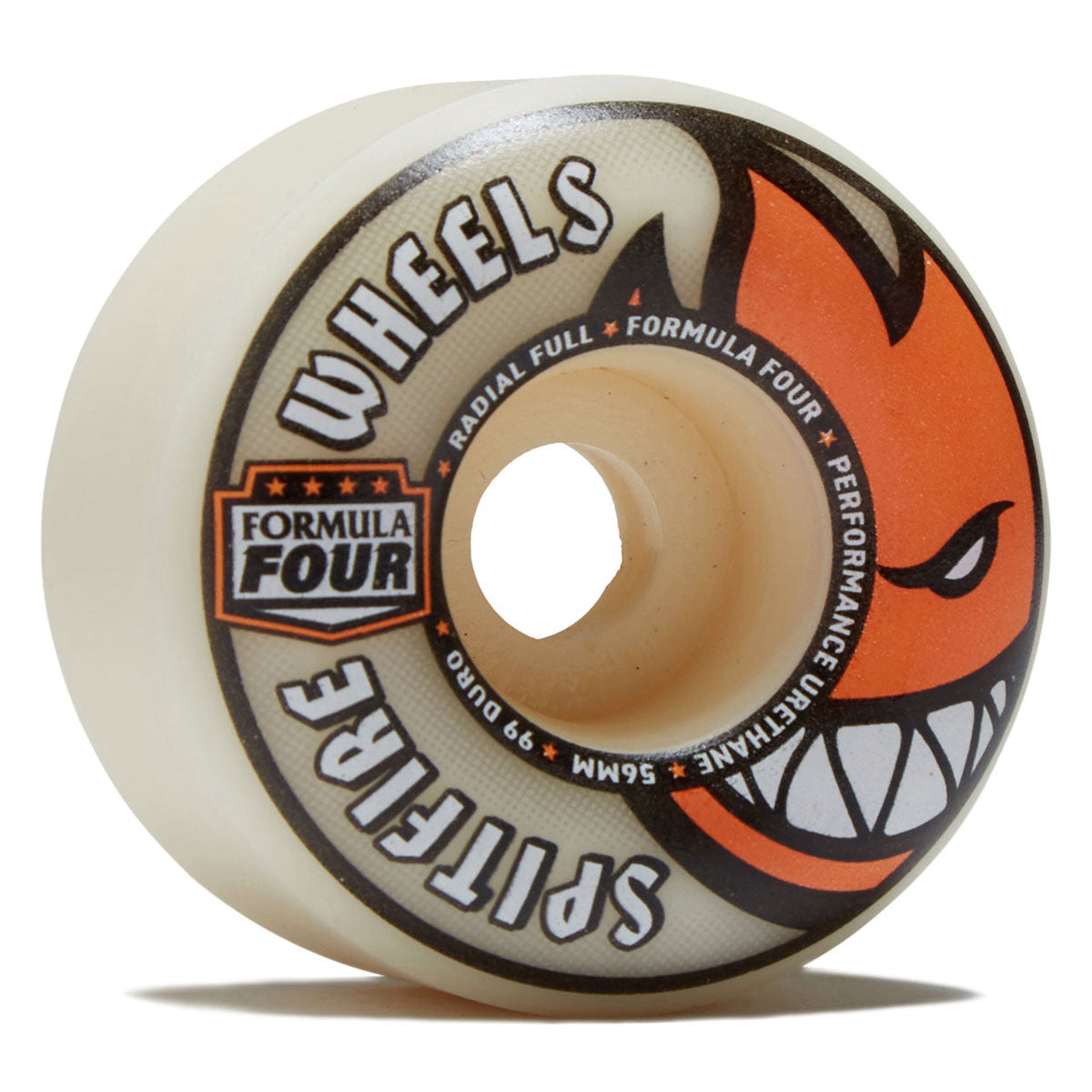 Spitfire F4 99d Radial Full Skateboard Wheels - Natural - 56mm image 1