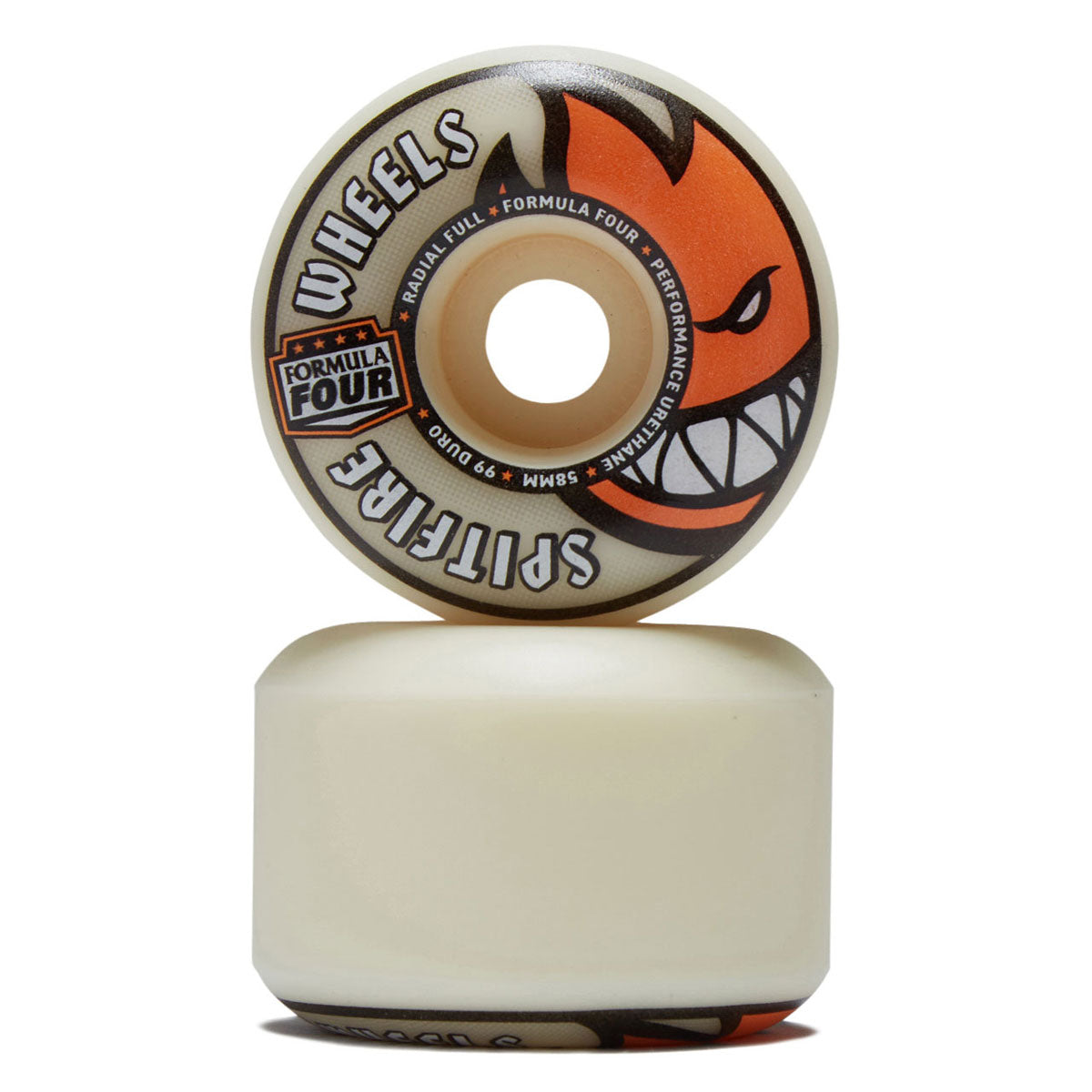 Spitfire F4 99d Radial Full Skateboard Wheels - Natural - 58mm image 2