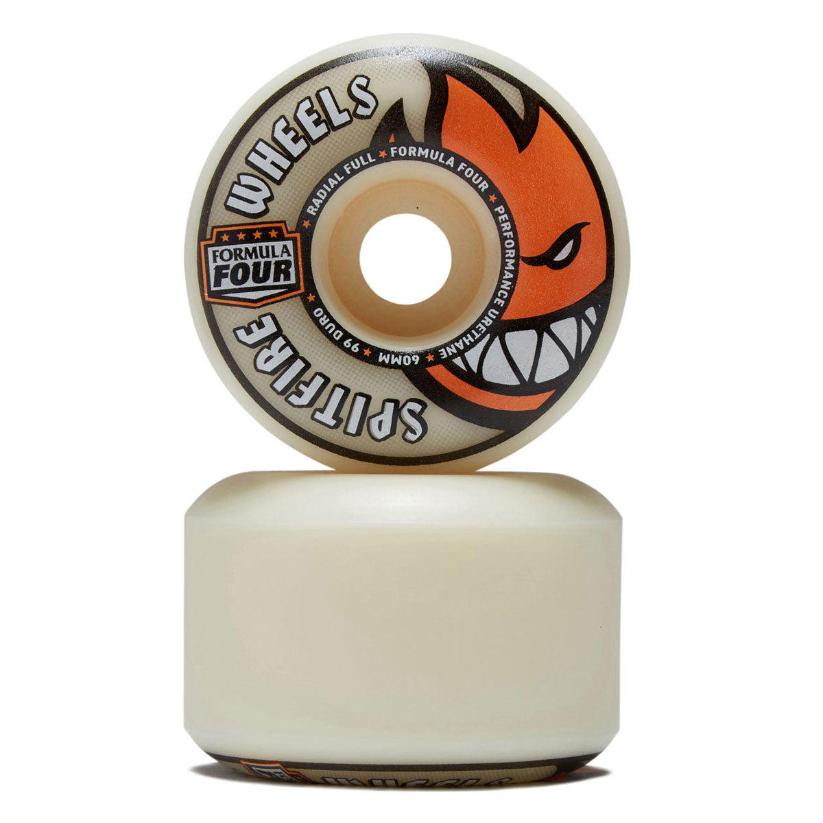 Spitfire F4 99d Radial Full Skateboard Wheels - Natural - 60mm image 2