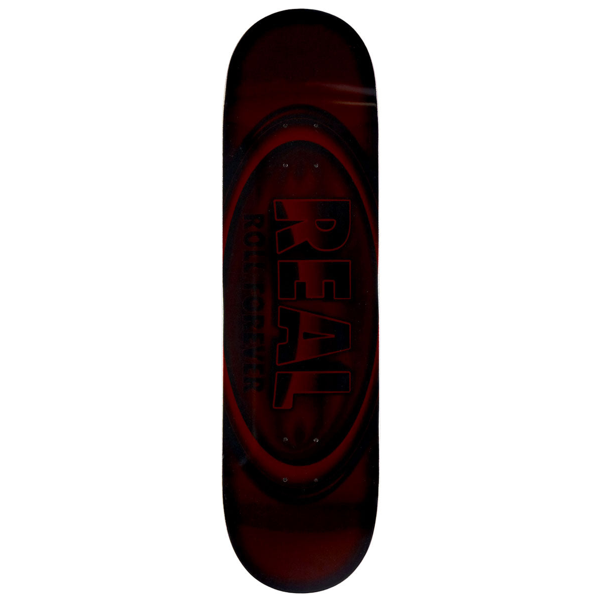 Real DBX Oval Skateboard Deck - Red Foil - 8.38