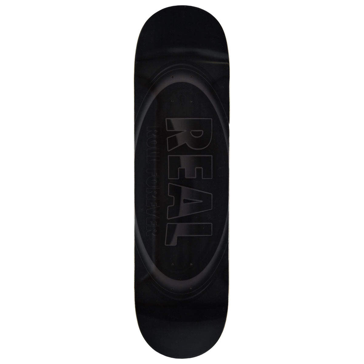 Real DBX Oval Skateboard Deck - Silver Foil - 8.50