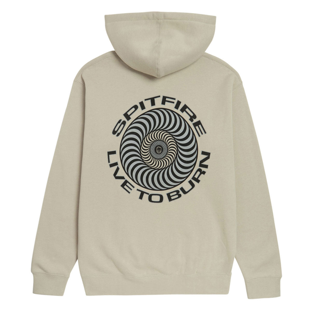 Spitfire Live To Burn Classic Hoodie - Smoke – Daddies Board Shop