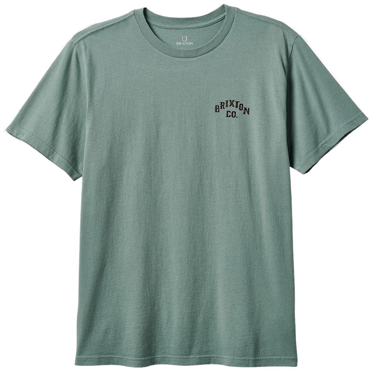 Brixton Homer T-Shirt - Chinois Green Classic Wash image 2