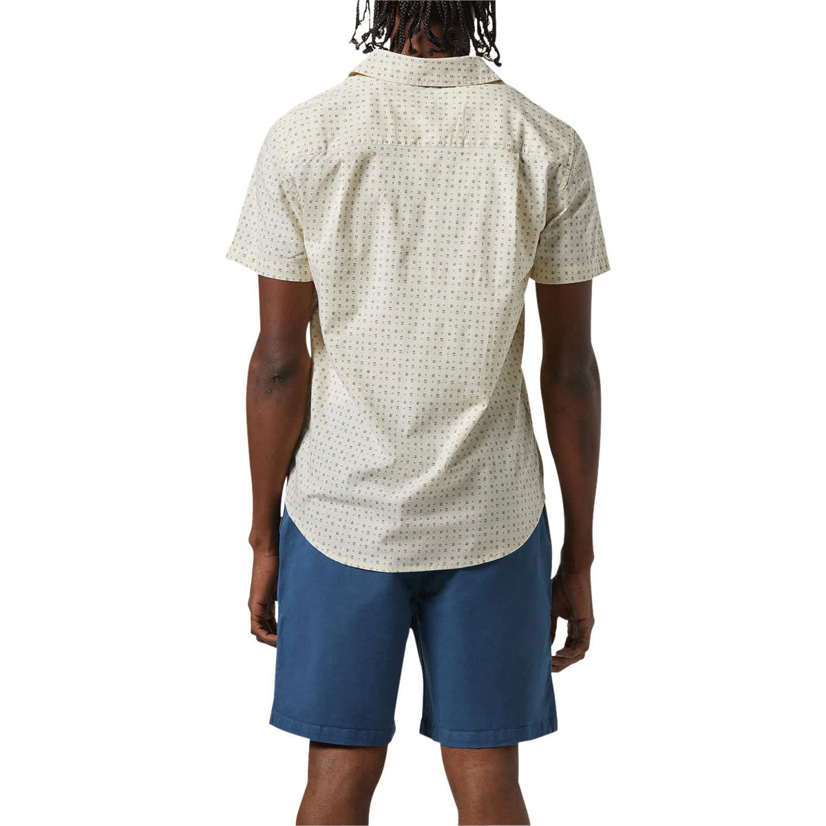 Brixton Charter Print Shirt - Off White/Micro Floral image 3