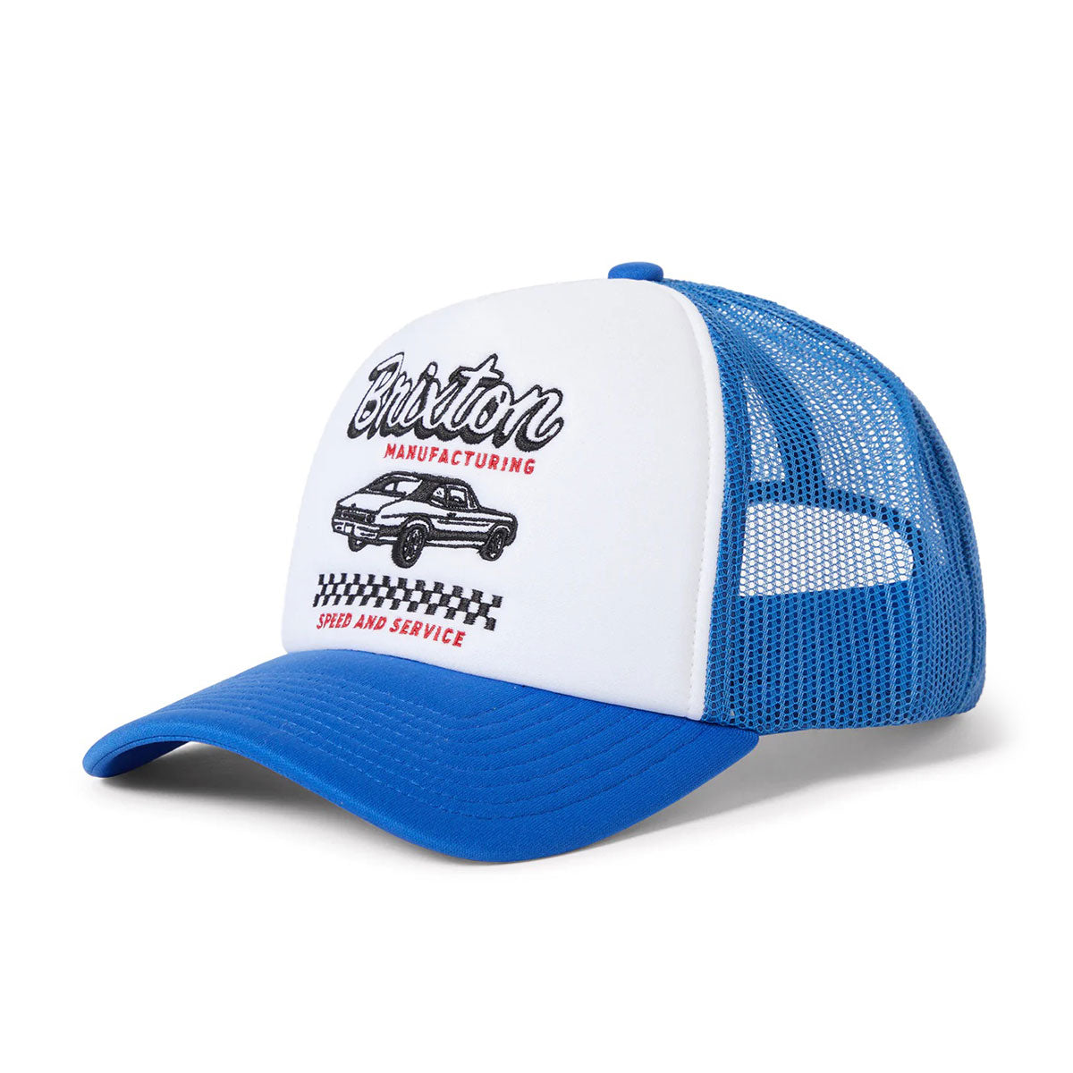 Brixton Speed And Service Np Hp Trucker Hat - Electric Blue image 1