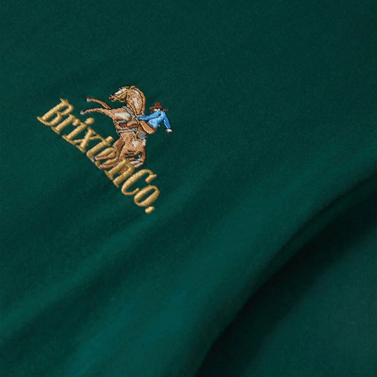 Brixton Inwood T-Shirt - Deep Emerald image 2