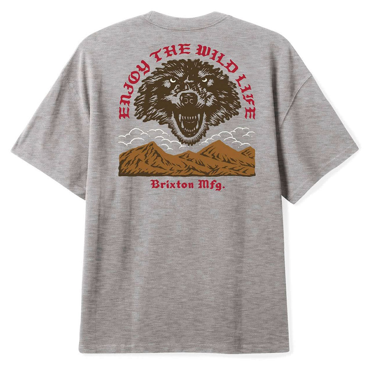 Brixton Mercy T-Shirt - Heather Grey image 1